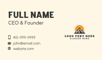 Nature Mountain Trekking Business Card Design