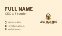 Horse Shoe Desert Cactus Business Card Design