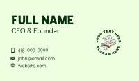 Hemp Smoke Emblem Business Card