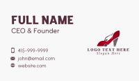 Car Lady Shoes Business Card