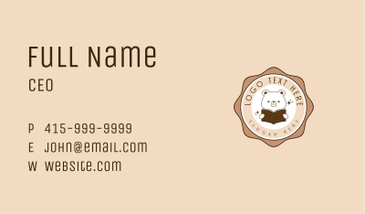 Kiddie Book Library Business Card