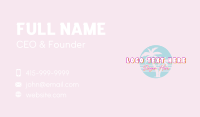 Hippie Tropical Beach Business Card