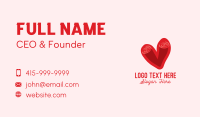 Romantic Business Card example 1