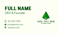 Leaf House Eco Teepee Business Card Design