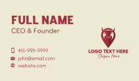 Butcher Business Card example 2