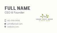 Leaf Massage Therapy Business Card