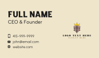 Crown Sword Scale Business Card
