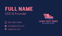 Fast Delivery Vehicle Business Card
