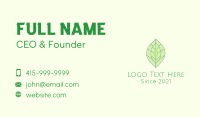 Peppermint Business Card example 1