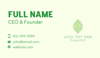 Nature Business Card example 2