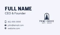 Blue Christmas Tree  Business Card