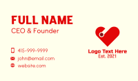 Digital Heart Technology  Business Card Design