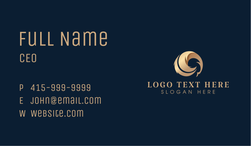 Composition Business Card example 4