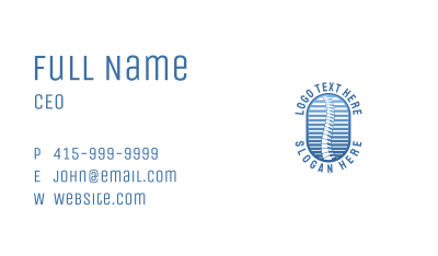 Medical Spinal Clinic Business Card Image Preview