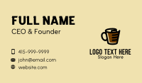Hot Chocolate Mug  Business Card Design