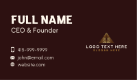 Triangle Pyramid Premium Business Card