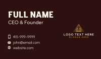 Triangle Pyramid Premium Business Card Design