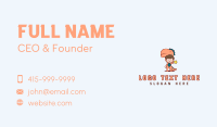 Dinosaur Kids Learning Center Business Card Design