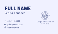 Night Forest Badge Business Card Design