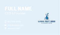 Janitorial Cleaning Mop Business Card