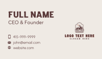 Mountaineer Outdoor Travel Business Card