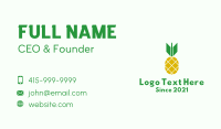 Pineapple Bomb Fruit  Business Card