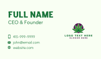 Hemp Cannabis Leaf Business Card