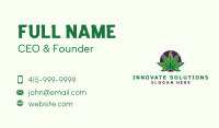Hemp Cannabis Leaf Business Card