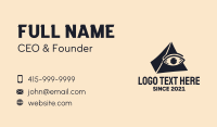 Sacred Mason Eye Business Card Design