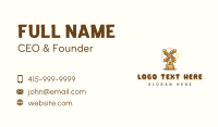 Windmill Wheat Tower Business Card