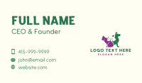 Cat Dog Veterinary Love Business Card