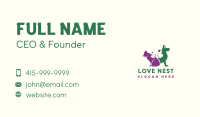 Cat Dog Veterinary Love Business Card Image Preview