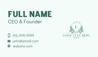 Stylish Fern Boutique Business Card Design