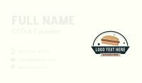 Sandwich Diner Badge Business Card