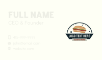 Sandwich Diner Badge Business Card