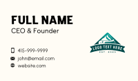 Mountain Peak Travel Business Card