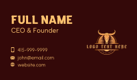 Horn Bull Farm Business Card