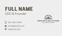 Mountain Peak Adventure Business Card