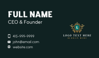 Shield Elegant Royal Business Card