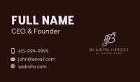 Fashion Thread Letter B Business Card Image Preview