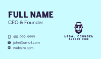 Mysterious Hat Man Business Card