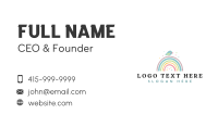 Rainbow Business Card example 4