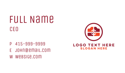 Modern Camera Badge Business Card Image Preview
