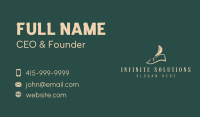  Paper Feather Quill Business Card
