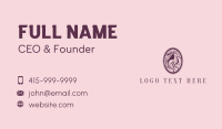 Feminine Beauty Cosmetics Business Card