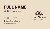 Carpentry Saw Blade Tool Business Card