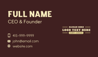 Sheriff Business Card example 4