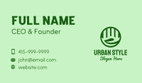 Green Agriculture Business  Business Card Design