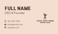 Muscular Business Card example 2