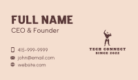 Muscular Business Card example 2